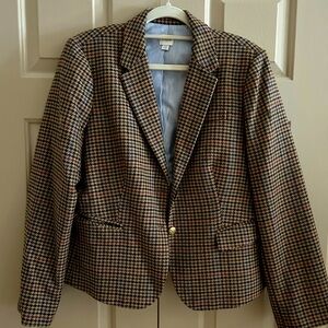 JCrew Houndstooth Blazer 18